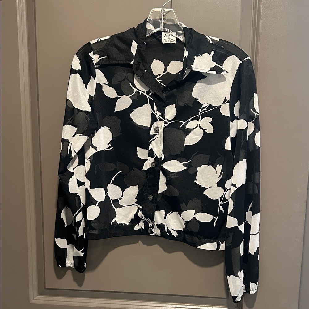 Vintage floral blouse